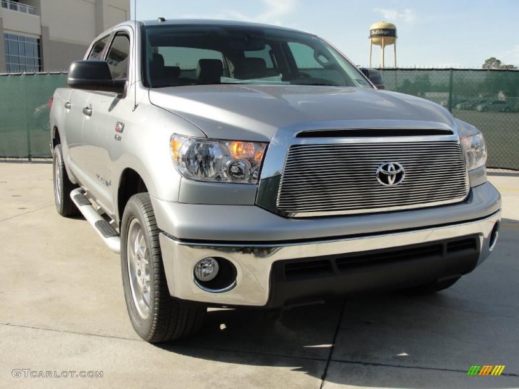 2011 Tundra Texas Edition CrewMax - Silver Sky Metallic / Graphite Gray photo #1