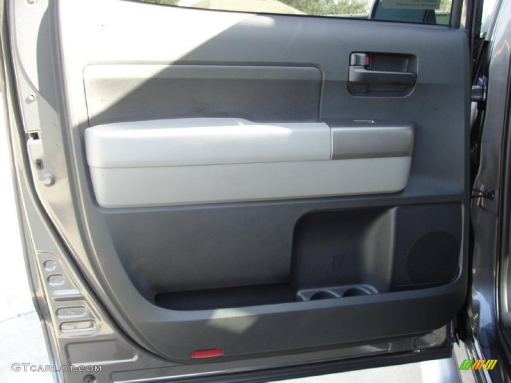 2011 Toyota Tundra TSS CrewMax Graphite Gray Door Panel Photo #42661636