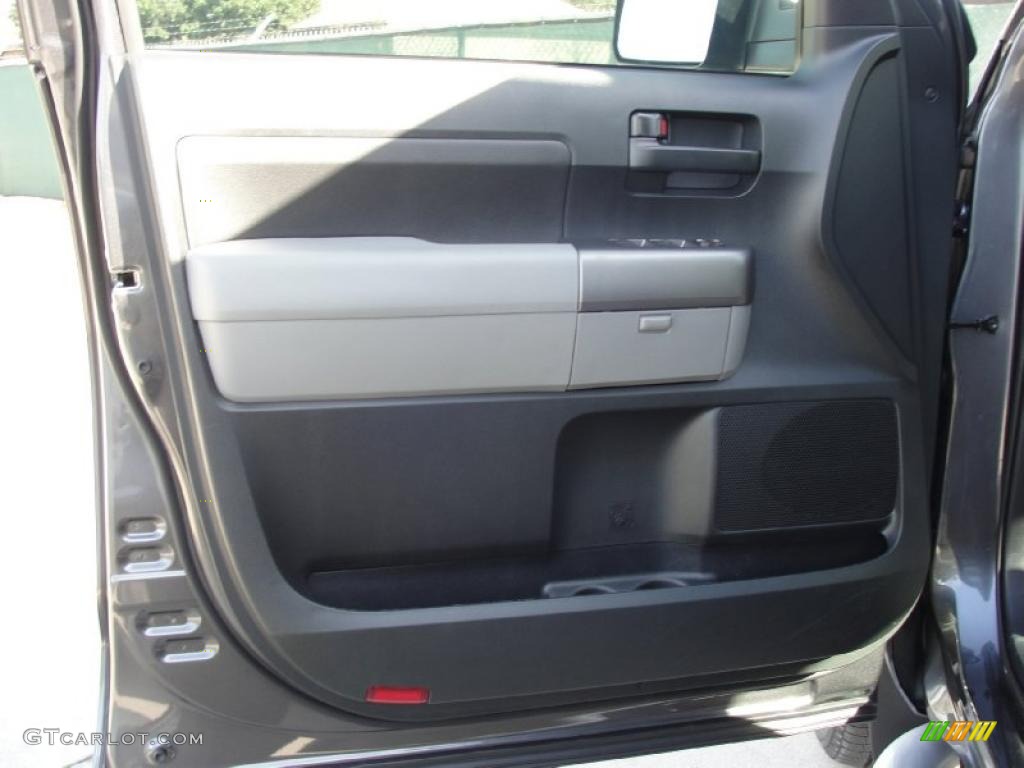 2011 Toyota Tundra TSS CrewMax Graphite Gray Door Panel Photo #42661660