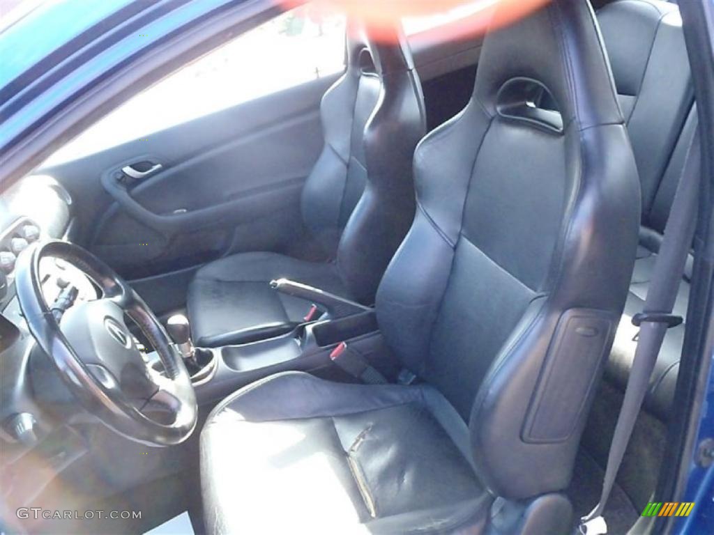 Ebony Black Interior 2002 Acura RSX Type S Sports Coupe Photo #42661994