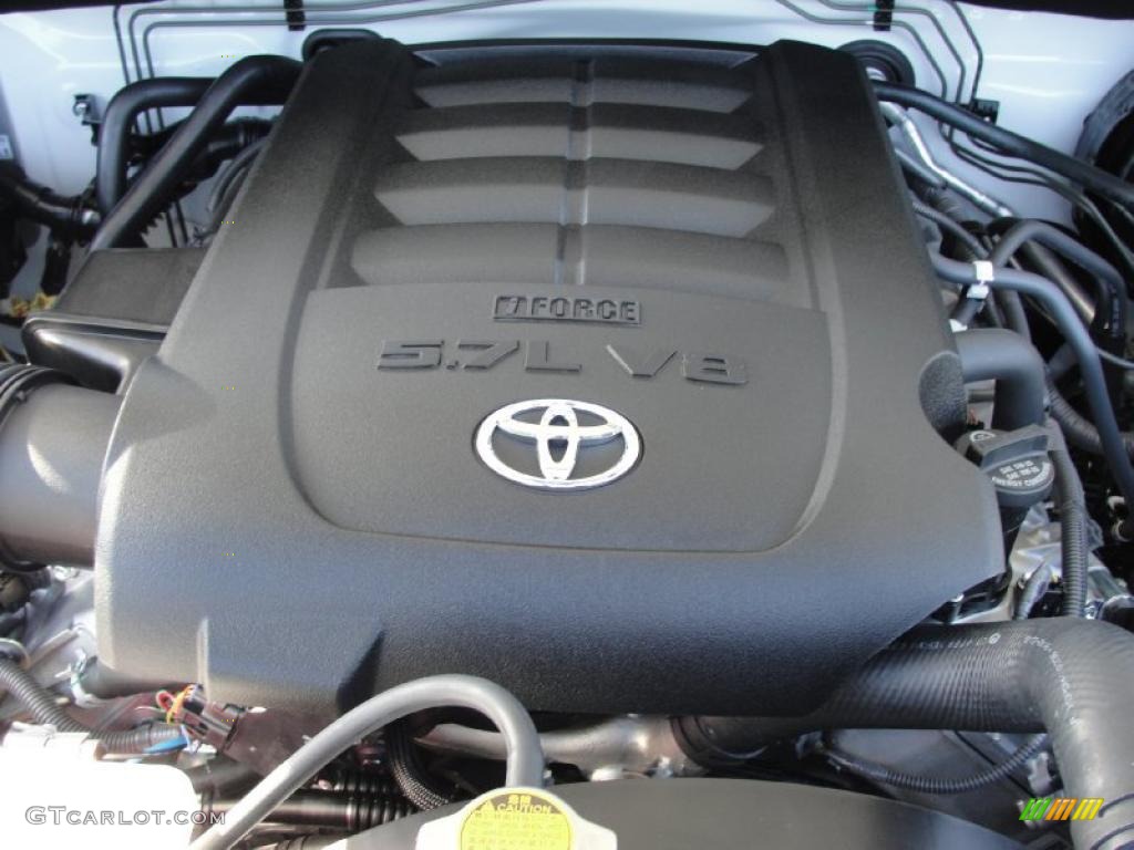 2011 Toyota Tundra CrewMax 4x4 5.7 Liter i-Force Flex-Fuel DOHC 32-Valve Dual VVT-i V8 Engine Photo #42662184
