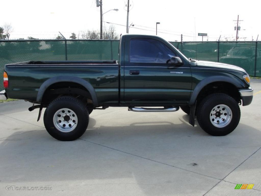 2001 Tacoma PreRunner Regular Cab - Imperial Jade Green Mica / Charcoal photo #2