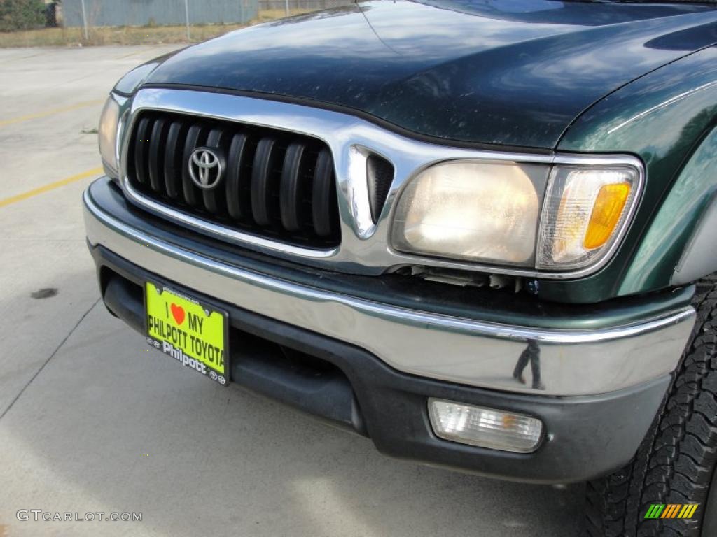 2001 Tacoma PreRunner Regular Cab - Imperial Jade Green Mica / Charcoal photo #9