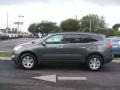 2011 Steel Green Metallic Chevrolet Traverse LT  photo #3