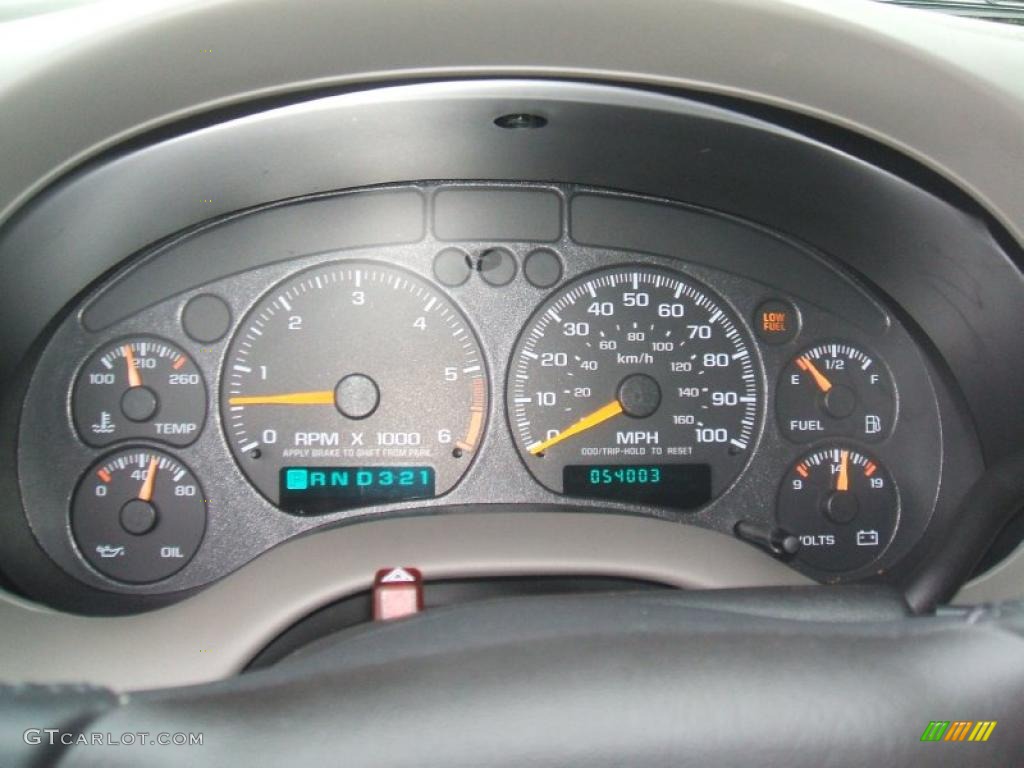 2001 Chevrolet Blazer LS Gauges Photo #42664927