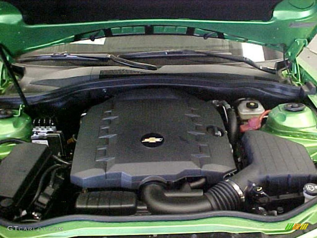 2011 Camaro LT/RS Coupe - Synergy Green Metallic / Black photo #3