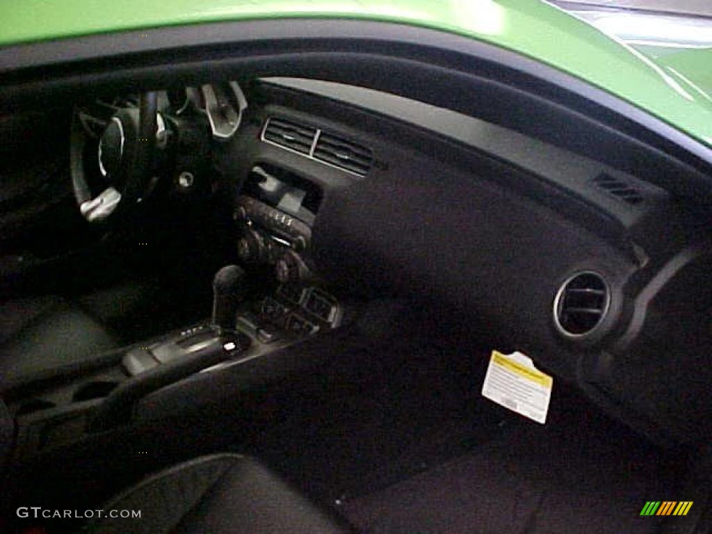 2011 Camaro LT/RS Coupe - Synergy Green Metallic / Black photo #6