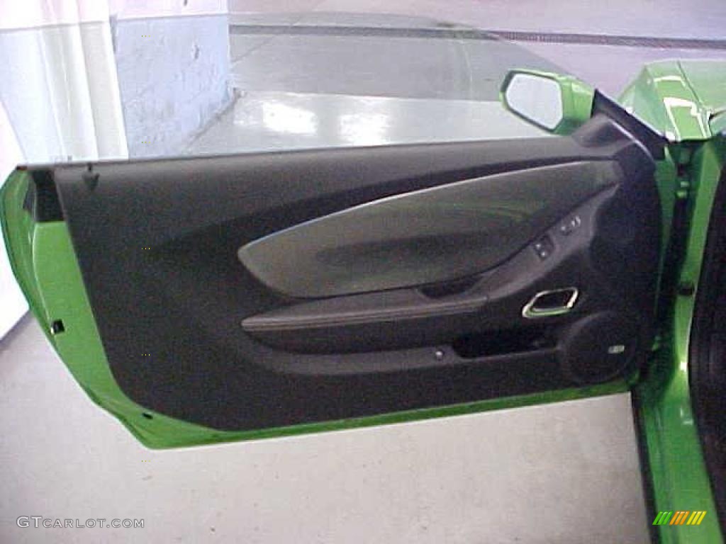 2011 Camaro LT/RS Coupe - Synergy Green Metallic / Black photo #12