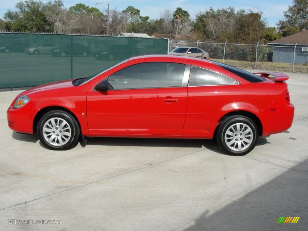 Victory Red 2009 Chevrolet Cobalt LS Coupe Exterior Photo #42667502