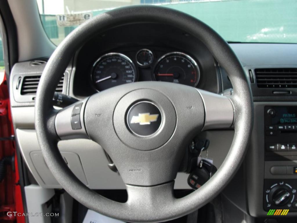 2009 Chevrolet Cobalt LS Coupe Gray Steering Wheel Photo #42668002