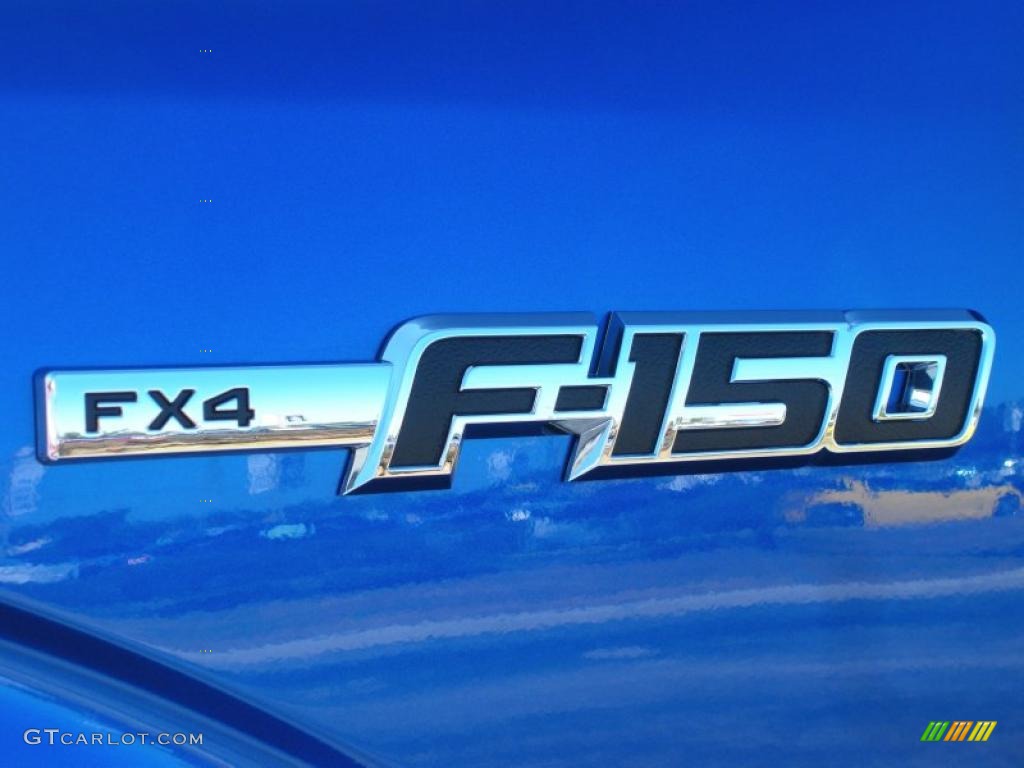 2011 F150 FX4 SuperCrew 4x4 - Blue Flame Metallic / Black photo #4