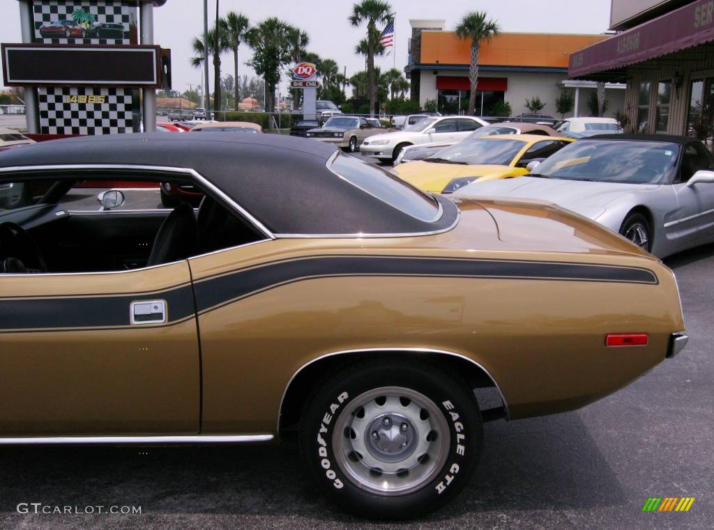 Gold 1972 Plymouth Cuda 340 Coupe Exterior Photo #426704
