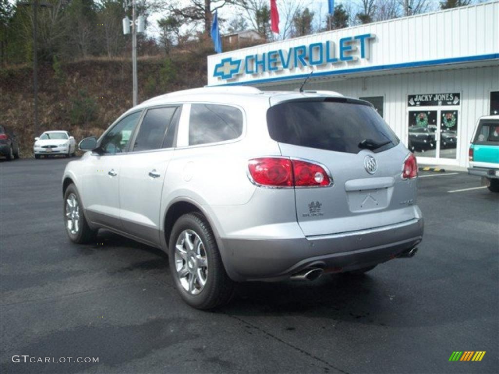 2010 Enclave CXL AWD - Quicksilver Metallic / Ebony/Ebony photo #8