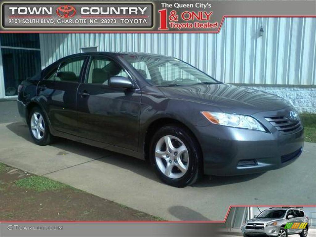 2007 Camry LE V6 - Magnetic Gray Metallic / Bisque photo #1