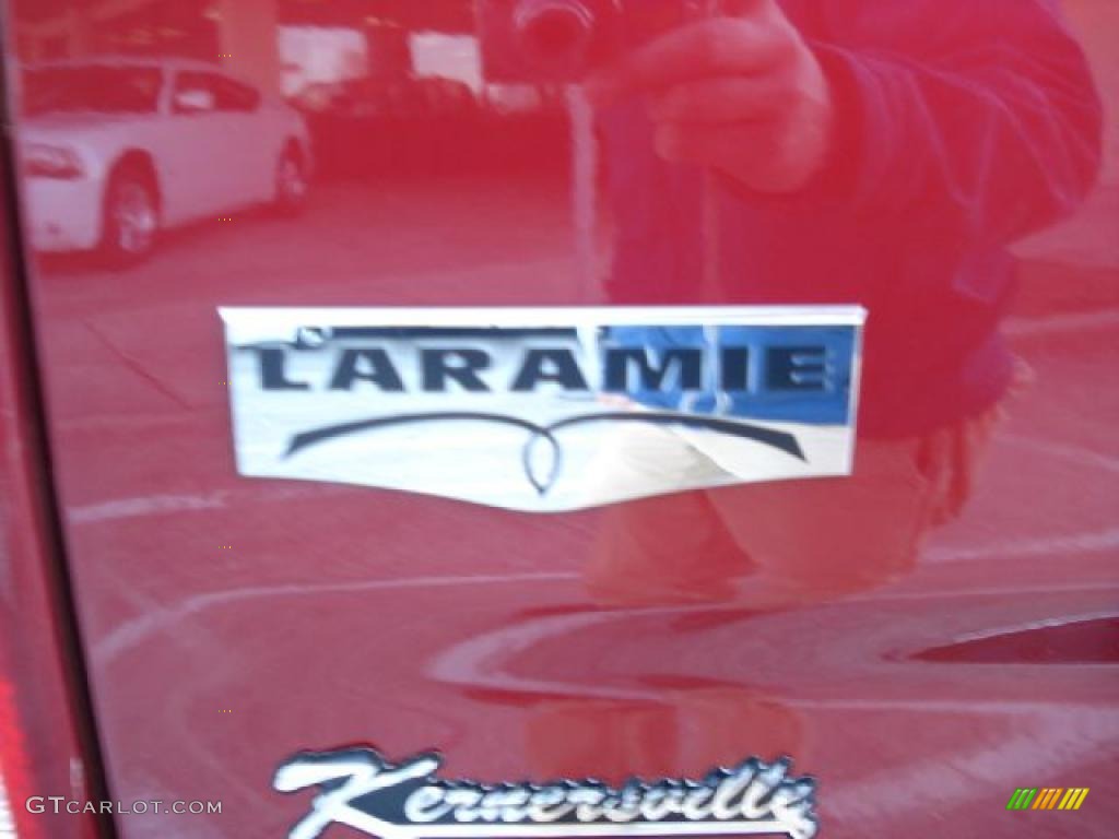 2011 Ram 1500 Laramie Quad Cab 4x4 - Deep Cherry Red Crystal Pearl / Light Pebble Beige/Bark Brown photo #16