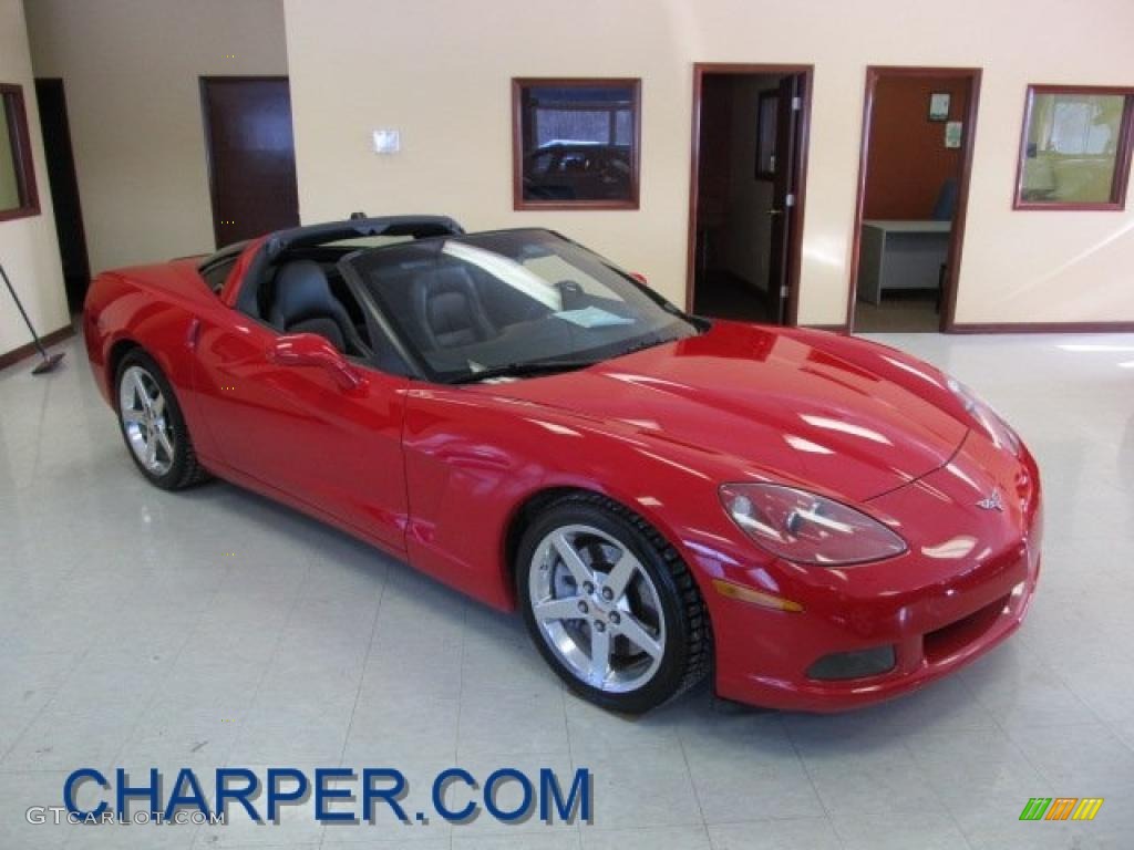 2005 Corvette Coupe - Victory Red / Ebony photo #1