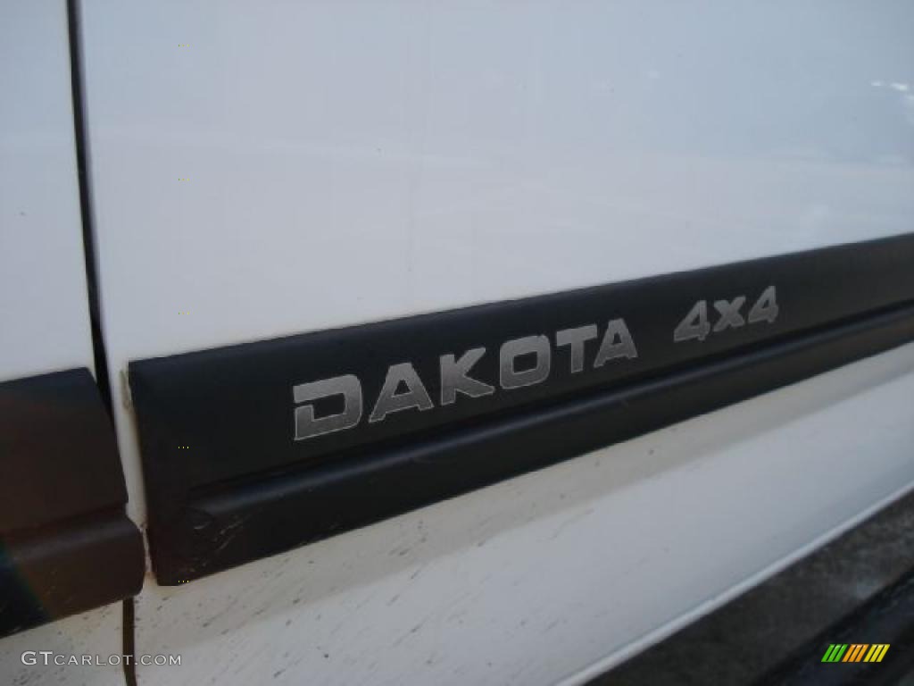1996 Dakota Sport Extended Cab 4x4 - Stone White / Slate Gray photo #30