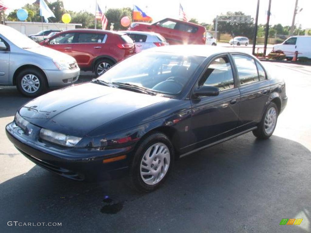 1998 S Series SL2 Sedan - Dark Blue Pearl Metallic / Black/Gray photo #5