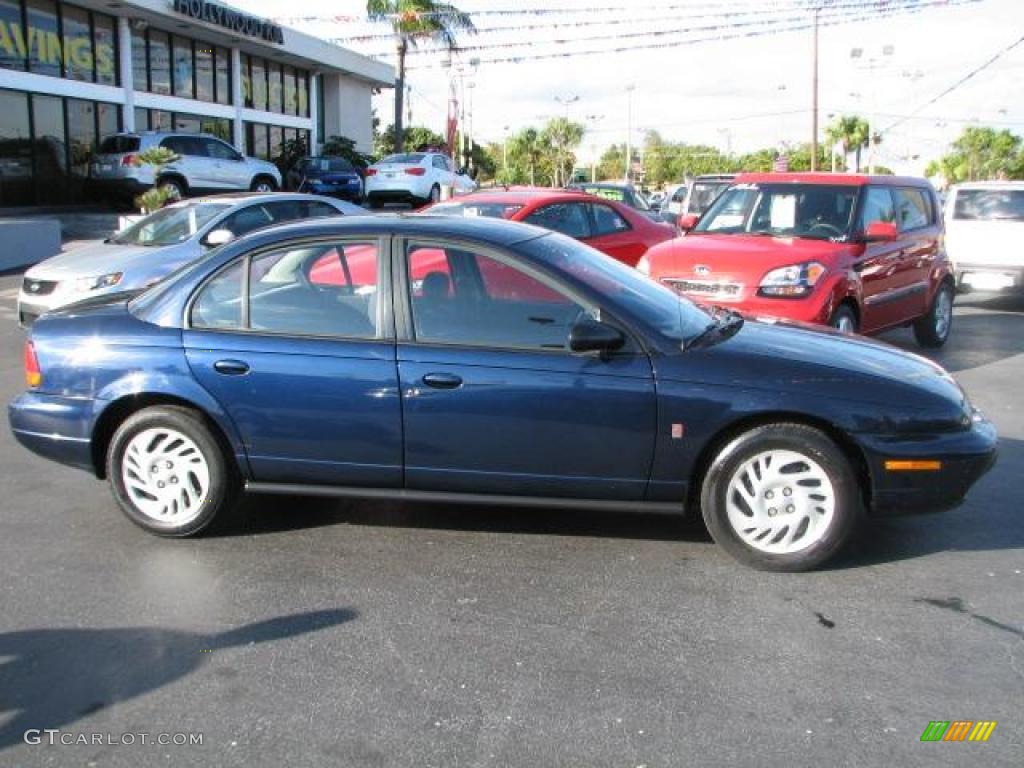 1998 S Series SL2 Sedan - Dark Blue Pearl Metallic / Black/Gray photo #10