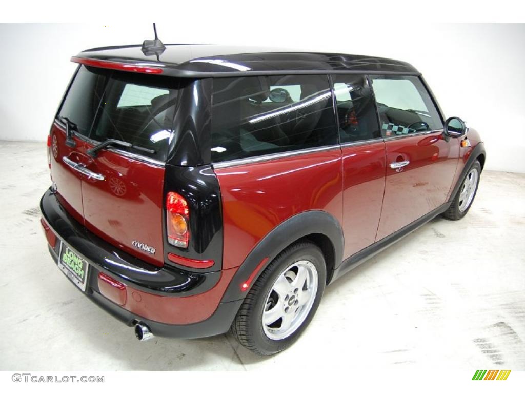 2009 Cooper Clubman - Nightfire Red Metallic / Punch Carbon Black Leather photo #5