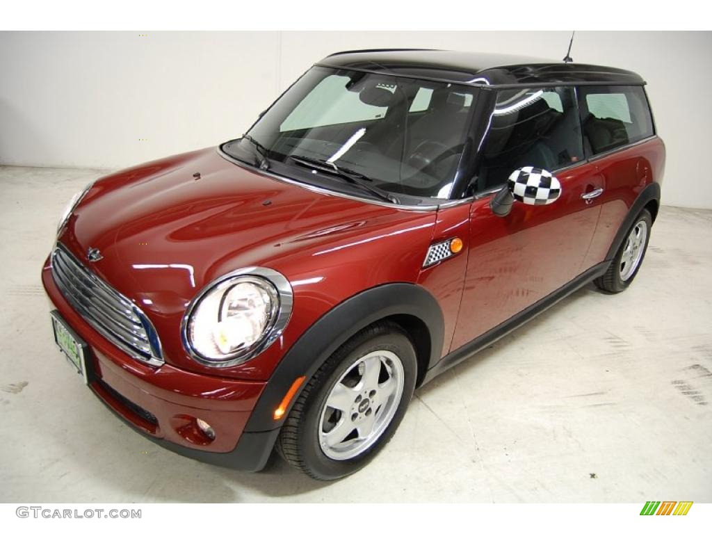 2009 Cooper Clubman - Nightfire Red Metallic / Punch Carbon Black Leather photo #9