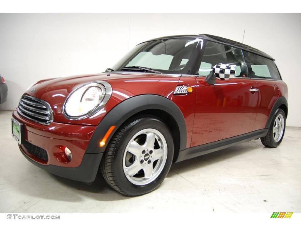 2009 Cooper Clubman - Nightfire Red Metallic / Punch Carbon Black Leather photo #10