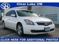 2008 Winter Frost Pearl Nissan Altima 3.5 SE  photo #1