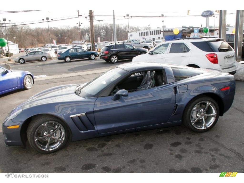 Supersonic Blue Metallic 2011 Chevrolet Corvette Grand Sport Coupe Exterior Photo #42676542