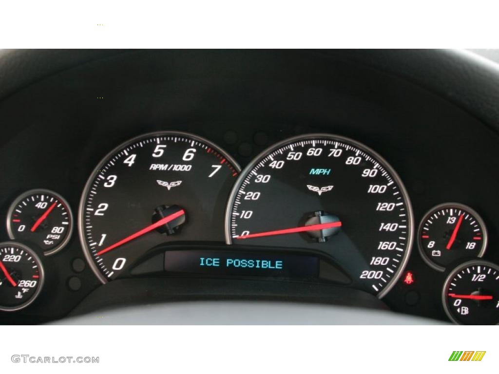 2011 Chevrolet Corvette Grand Sport Coupe Gauges Photo #42676638