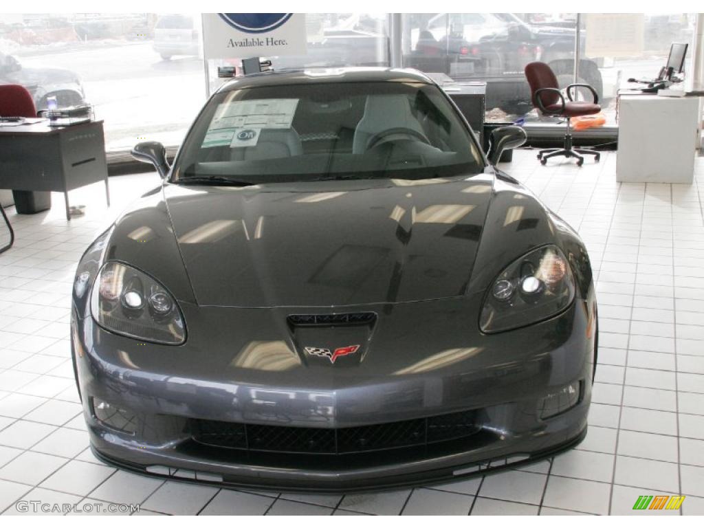 2011 Corvette Grand Sport Coupe - Cyber Gray Metallic / Titanium Gray photo #2