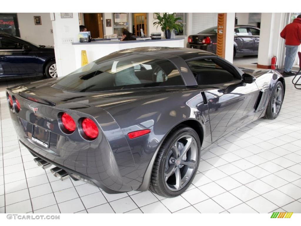 2011 Corvette Grand Sport Coupe - Cyber Gray Metallic / Titanium Gray photo #6