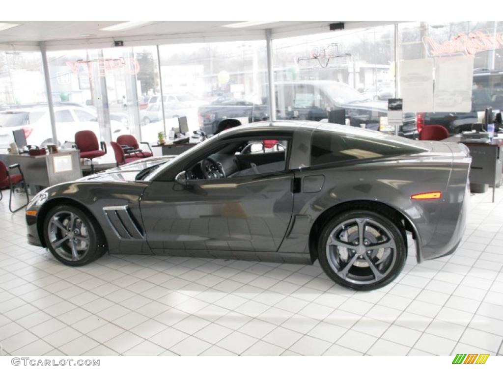 2011 Corvette Grand Sport Coupe - Cyber Gray Metallic / Titanium Gray photo #10