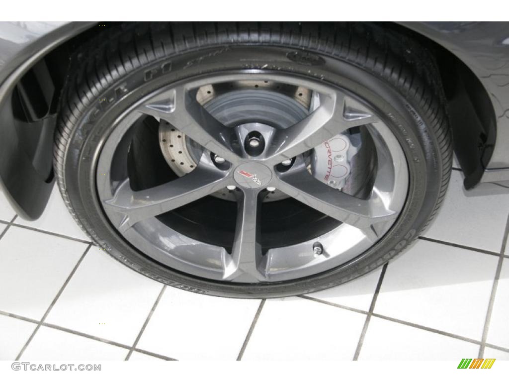 2011 Corvette Grand Sport Coupe - Cyber Gray Metallic / Titanium Gray photo #15