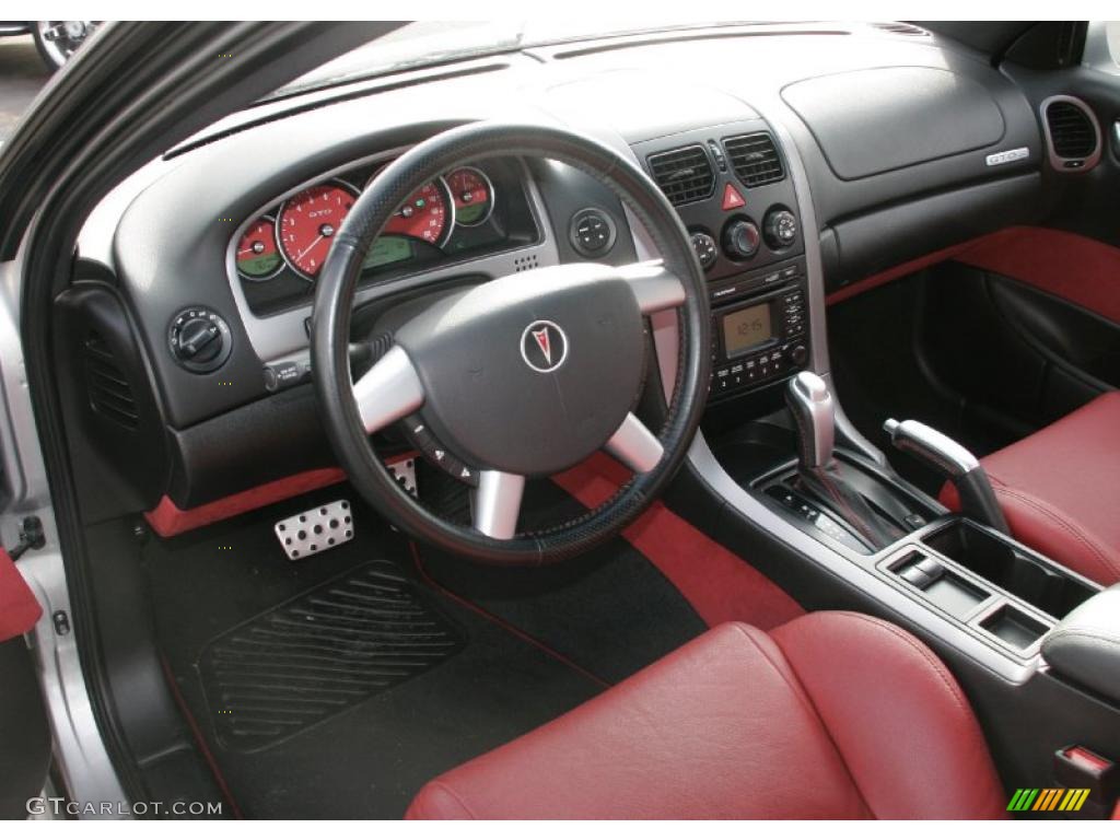 2004 Pontiac GTO Coupe Red Dashboard Photo #42676875