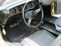  1972 Cuda 340 Coupe Black Interior