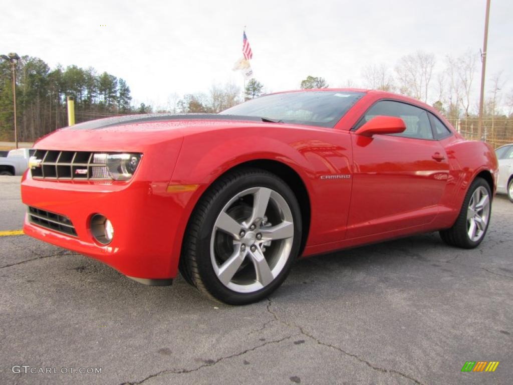 2011 Camaro LT/RS Coupe - Victory Red / Black photo #3