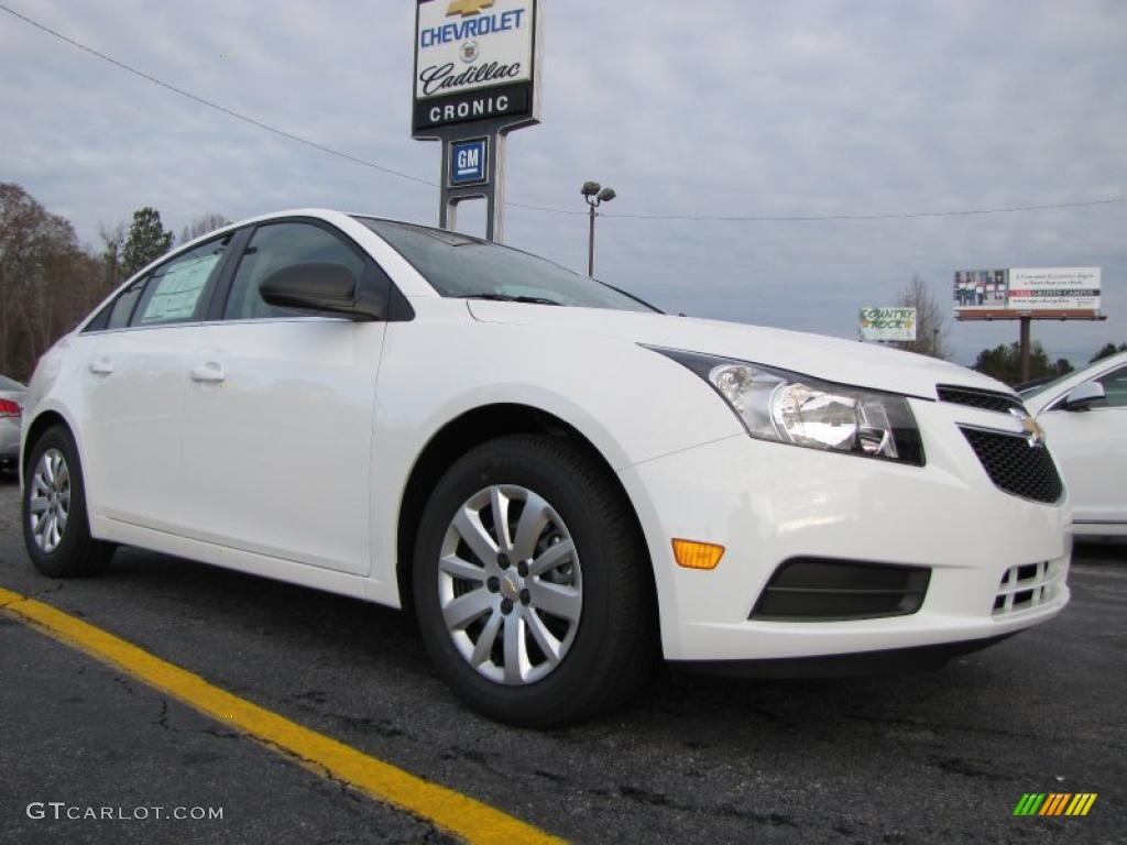 2011 Cruze LS - Summit White / Jet Black/Medium Titanium photo #1