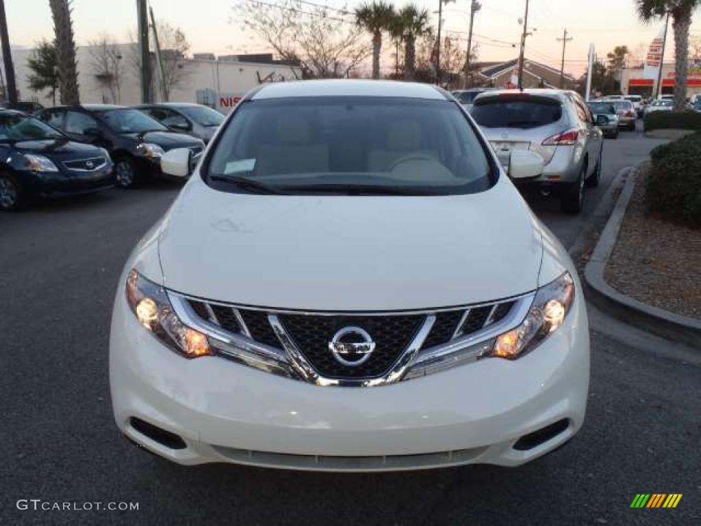 2011 Murano S - Glacier White Pearl / Beige photo #2