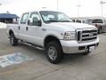 Oxford White Clearcoat - F250 Super Duty XLT Crew Cab 4x4 Photo No. 14
