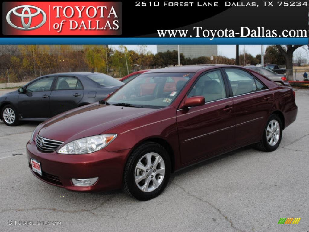 2006 Camry XLE - Salsa Red Pearl / Taupe photo #1