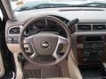 Light Cashmere/Ebony 2010 Chevrolet Silverado 2500HD LTZ Extended Cab 4x4 Steering Wheel