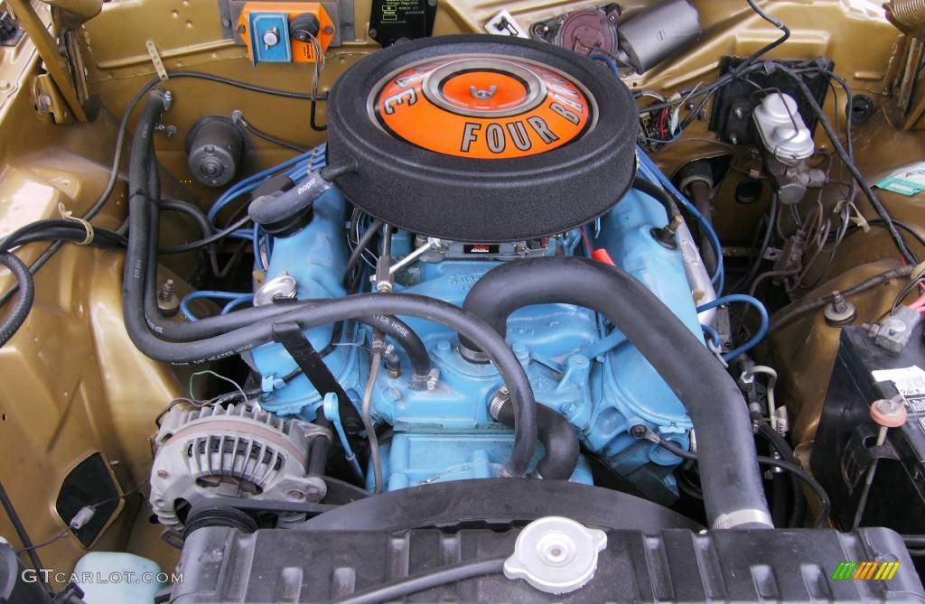 1972 Plymouth Cuda 340 Coupe Engine Photos