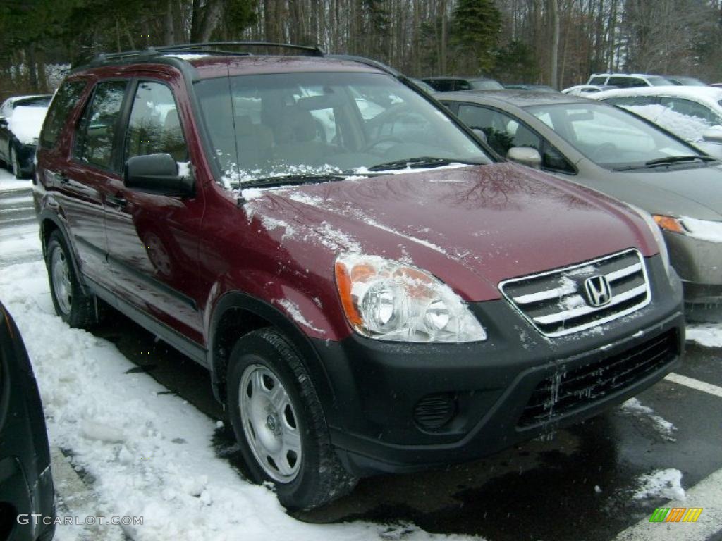 2006 CR-V LX 4WD - Redondo Red Pearl / Ivory photo #1