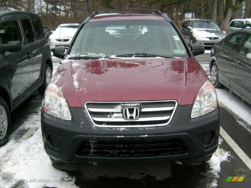 2006 CR-V LX 4WD - Redondo Red Pearl / Ivory photo #2