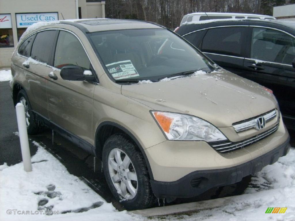 2008 CR-V EX 4WD - Borrego Beige Metallic / Ivory photo #1