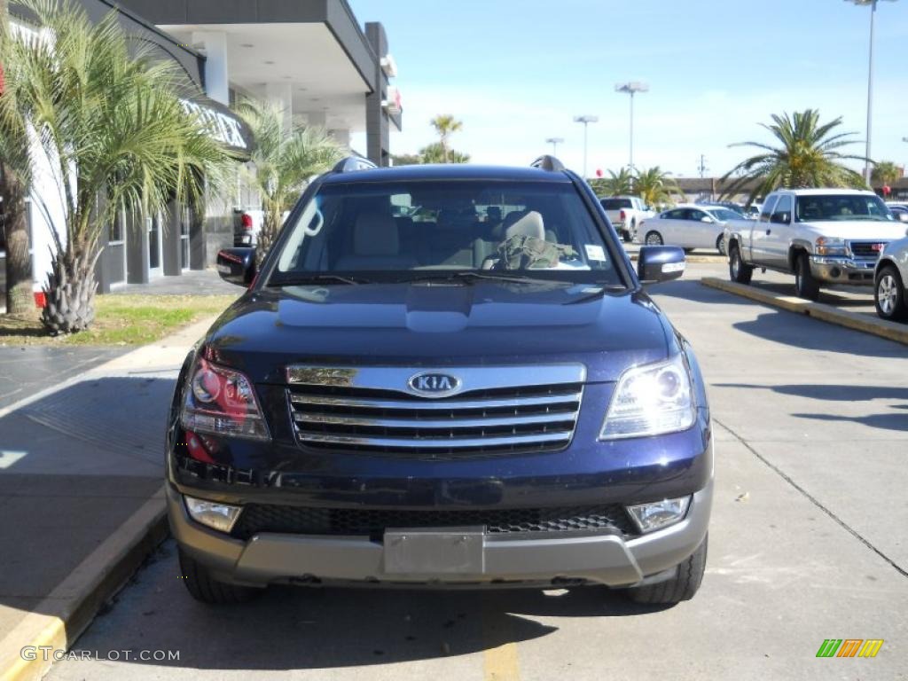 Midnite Blue 2009 Kia Borrego EX V6 Exterior Photo #42687947