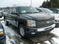 2011 Black Granite Metallic Chevrolet Silverado 1500 LT Extended Cab 4x4  photo #1