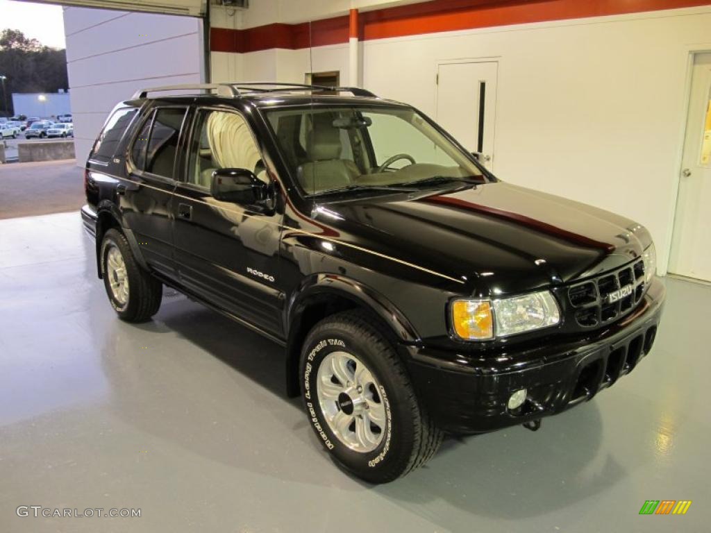 Ebony Black 2001 Isuzu Rodeo LSE Exterior Photo #42689739