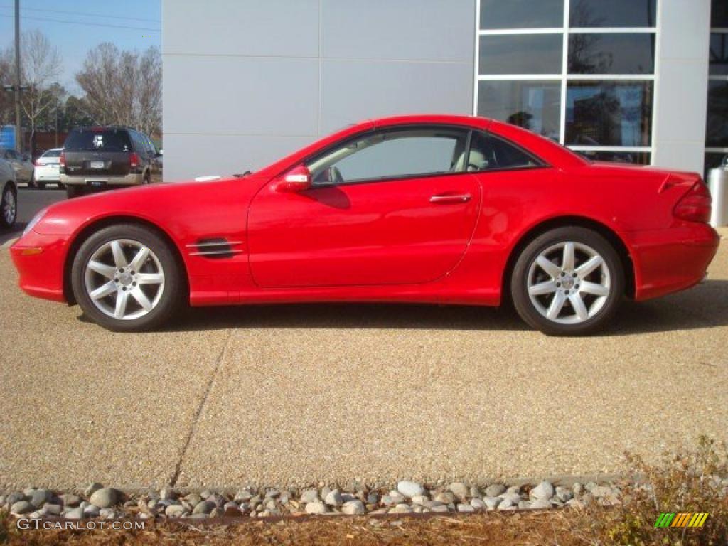 2003 SL 500 Roadster - Magma Red / Stone photo #28