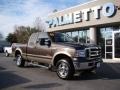 2005 Dark Stone Metallic Ford F250 Super Duty Lariat SuperCab 4x4  photo #2